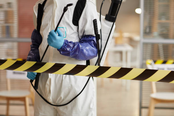 Professional Biohazard Cleanup technician working in Lindenhurst, IL